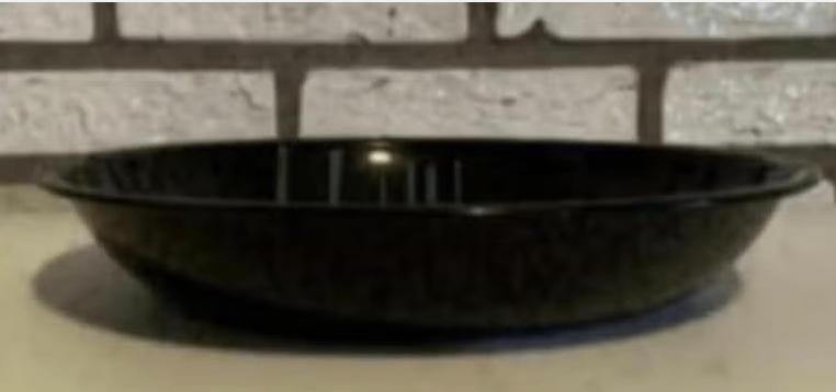 Zwarte bloemenschaal, schaal bloemstukje 'prikkers' oase, Kunststof, Rond, Ophalen of Verzenden, Zo goed als nieuw