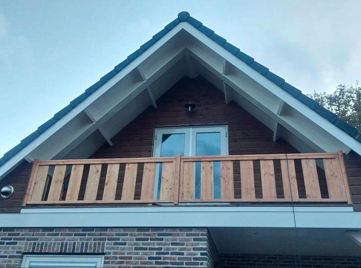 Douglas houten hekwerk, balustrade, raster, poort,afsluiting, Tuin en Terras, Tuinhekken en Hekwerk, Nieuw, Tuinhek, Hout, Ophalen