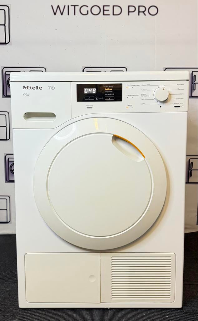 Miele T1 Eco A+++ Warmtepompdroger 8Kg - StrijkFunctie!, Witgoed en Apparatuur, Wasdrogers, Gebruikt, ., 8 tot 10 kg, Ophalen of Verzenden