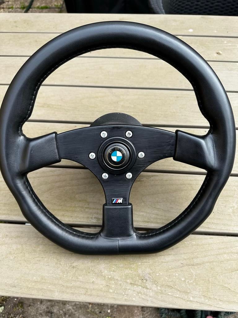 Sportstuur E30 met BMW M-logo, Auto-onderdelen, Besturing, Ophalen of Verzenden, Gebruikt, BMW