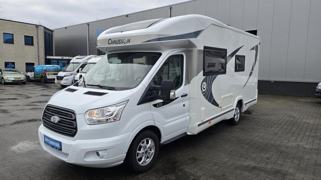 Chausson 630 Flash (bj 2018), Caravans en Kamperen, Campers, Schotel, Ford, 6 tot 7 meter, Half-integraal
