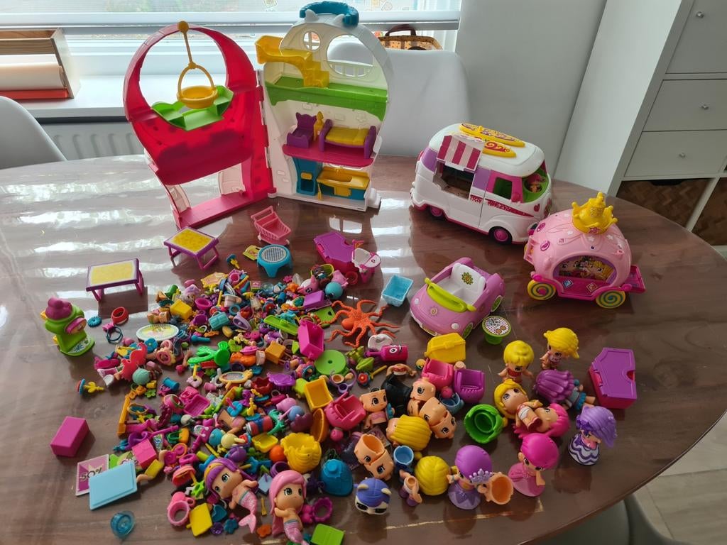Grote set Pinypon speelgoed met accessoires en veel poppetje, Ophalen of Verzenden, Zo goed als nieuw, Meisje