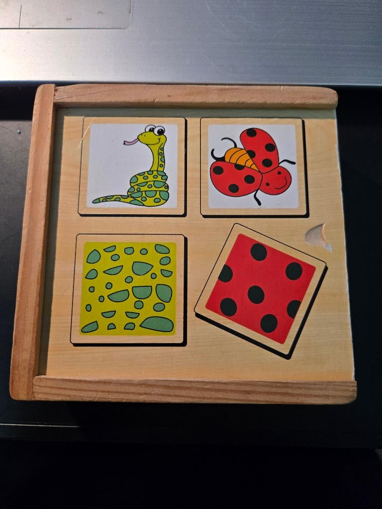 Topbright Toys Houten Memo - Dier en Huid, Kinderen en Baby's, Speelgoed | Houten speelgoed, Ophalen, Gebruikt, Overige typen