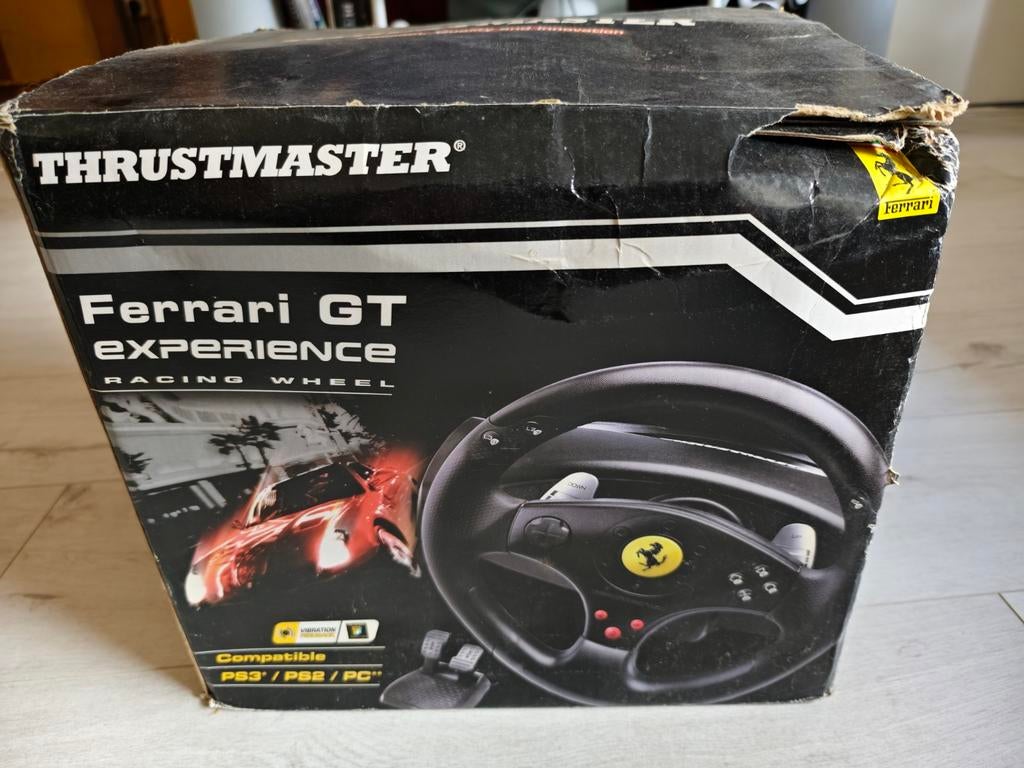 Thrustmaster Ferrari GT Experience Stuur PC PS2 PS3, Ophalen of Verzenden, Gebruikt, Stuur of Pedalen, PlayStation 3