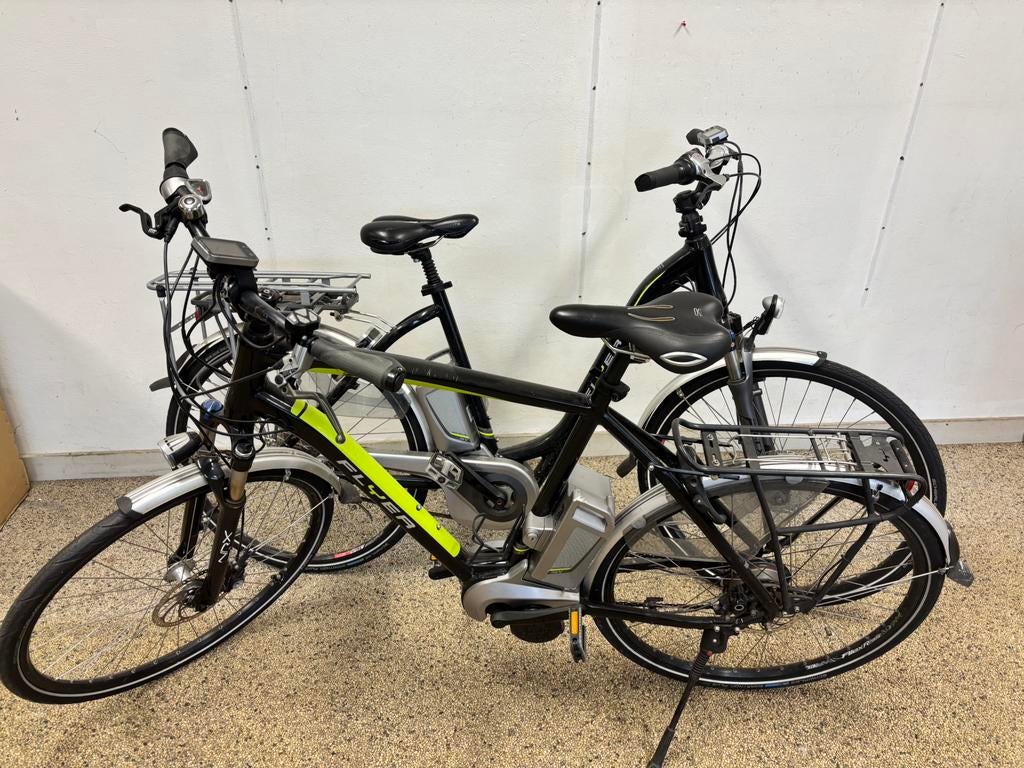 Flayer elektrische fietsen. Dames en heren samen 1250 euro, Fietsen en Brommers, Gebruikt, Ophalen, Overige merken, Minder dan 10 versnellingen