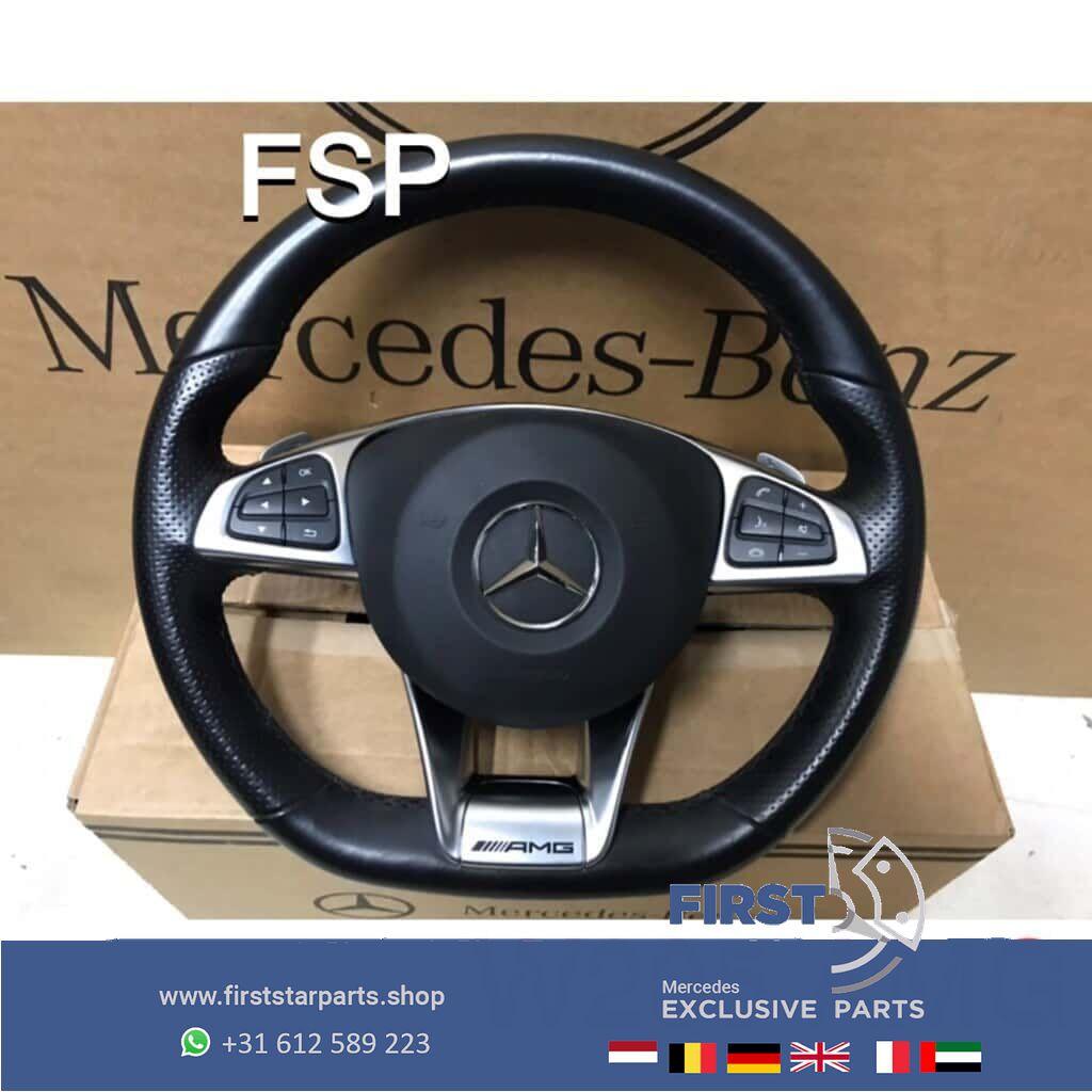 Mercedes ORIGINEEL STUUR AMG LOGO A45 C43 C63 CLA45 E63 S63, Gebruikt, -, Ophalen of Verzenden, -