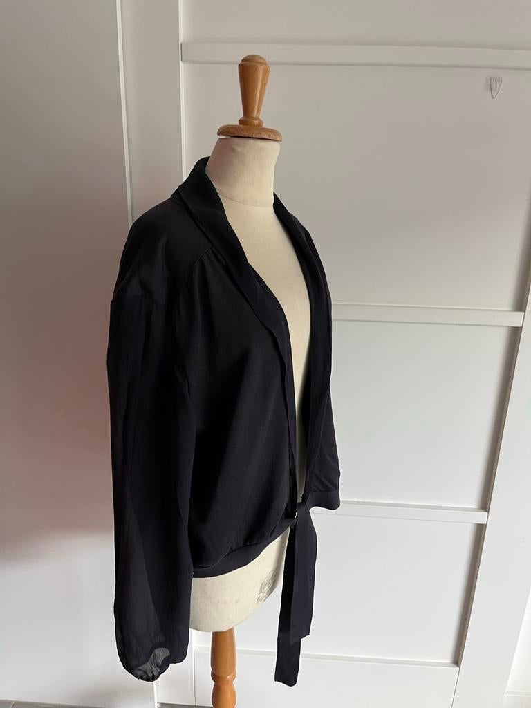 Zijden vest Claudia Sträter maat 44, Ophalen of Verzenden, Zo goed als nieuw, Maat 42/44 (L), Blauw