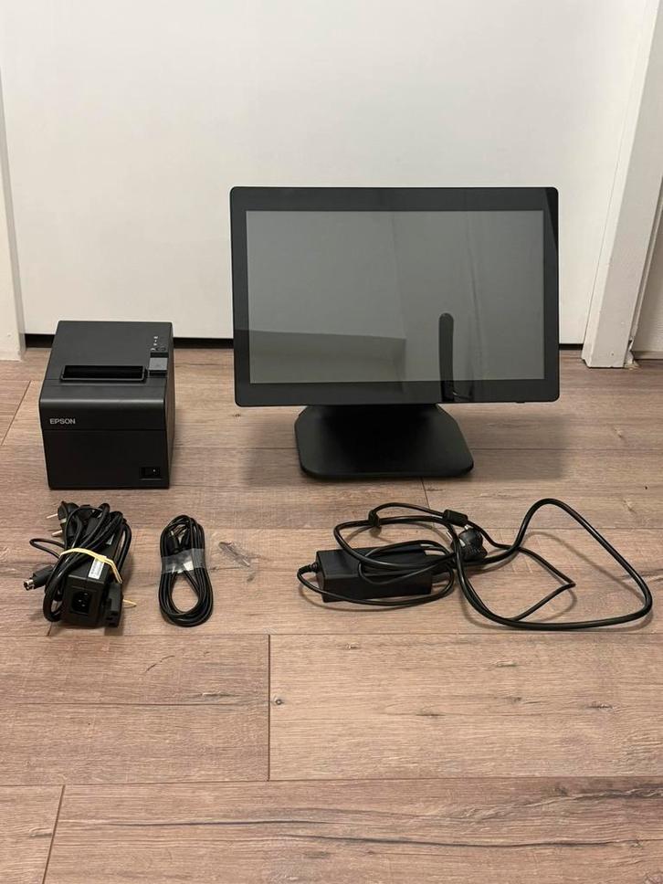 Touchscreen kassasysteem + Epson bonprinter + Windows 10 pro, Computers en Software, Monitoren, Ophalen of Verzenden
