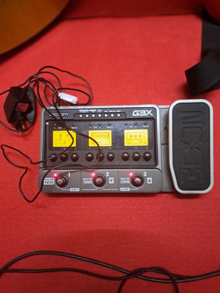 Zoom G3X Multi-Effect Gitaarpedaal met Expressiepedaal, Ophalen of Verzenden, Gebruikt, Delay of Echo
