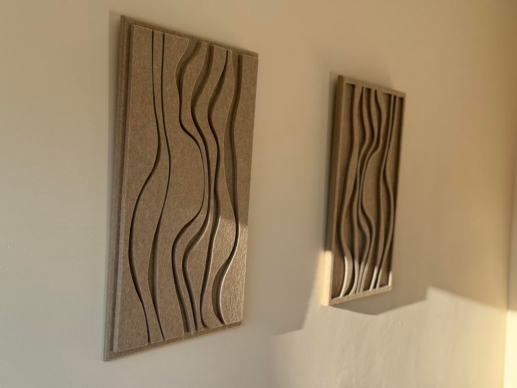 Akoestisch vilten tweeluik (nieuw), Ophalen of Verzenden