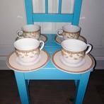 Kop en schotels koffietijd servies set van 4 stuks, Huis en Inrichting, Ophalen, Zo goed als nieuw, Overige stijlen, Kop(pen) en/of Schotel(s)