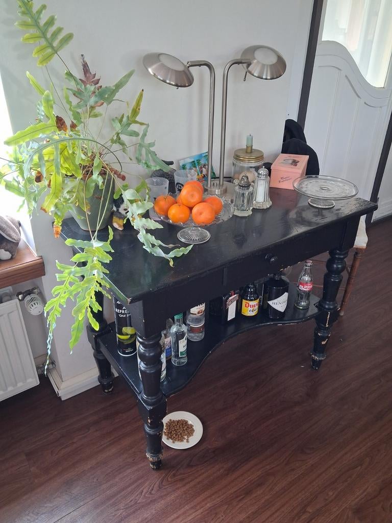 Side-table, drank tafeltje, Ophalen, 25 tot 50 cm, Rechthoekig, 50 tot 100 cm