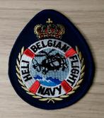 Patch Belgian Navy Heli Flight Alouette III, Verzamelen, Verzenden, Luchtmacht, Overige gebieden, Embleem of Badge