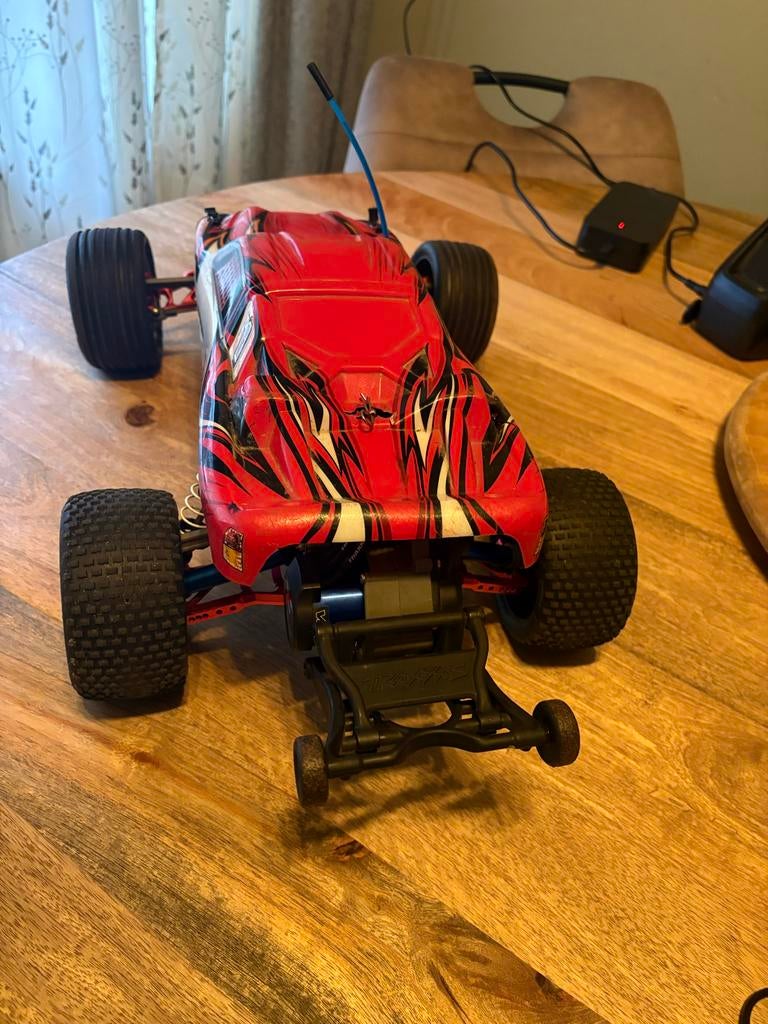 Traxxas Rustler 2WD, Elektro, Gebruikt, Auto offroad, Ophalen of Verzenden