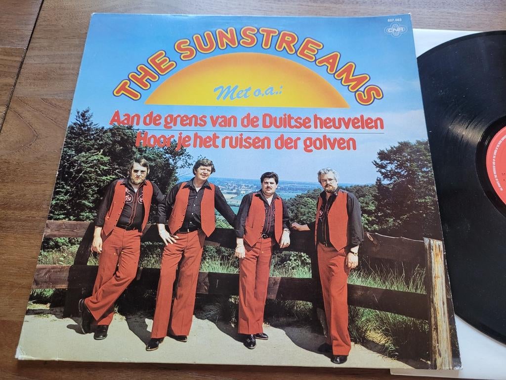 The Sunstreams - Aan de grens van de Duitse heuvelen LP, Gebruikt, Ophalen of Verzenden, 1970 - 1979, Levenslied of Smartlap