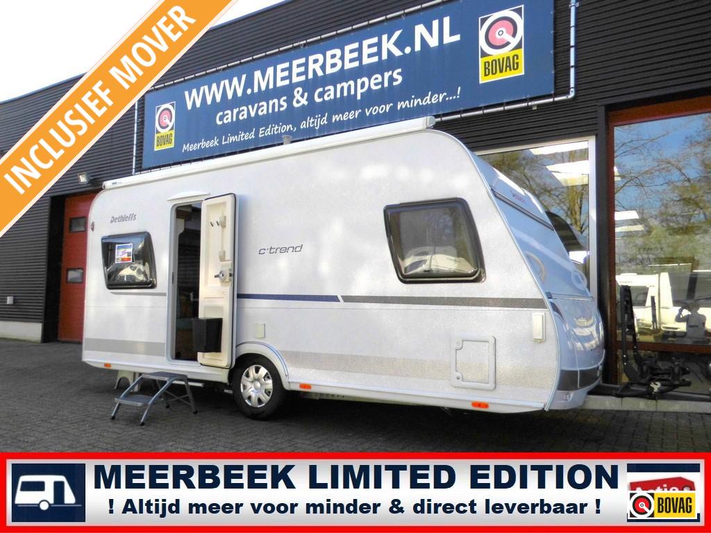 Dethleffs C'Trend 475 FR +MOVER +LUIFEL +AIRCO etc.!, Caravans en Kamperen, Caravans, Rondzit, Overige typen, Dethleffs, Tot en met 4