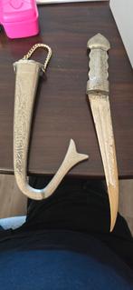 Decoratieve Kromme Dolk met Schede - Vintage Stijl, Ophalen of Verzenden