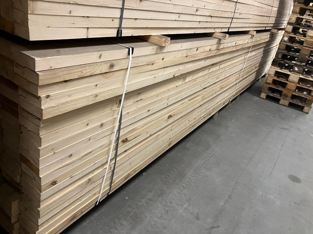 Partij Vuren Balkhout 45 x70  / 45x 95 / 45x145, Ophalen, 25 tot 50 mm, Nieuw, 300 cm of meer