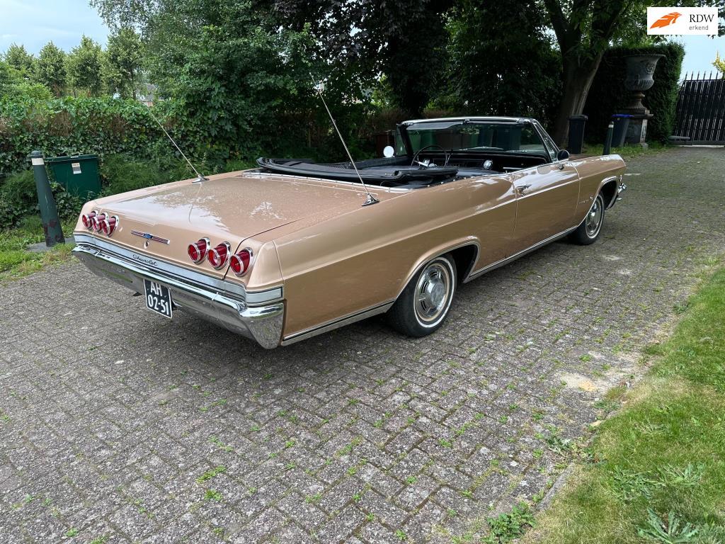 Chevrolet IMPALA Convertible 1965, Auto's, Automaat, Zwart, Overige carrosserieën, 4 stoelen
