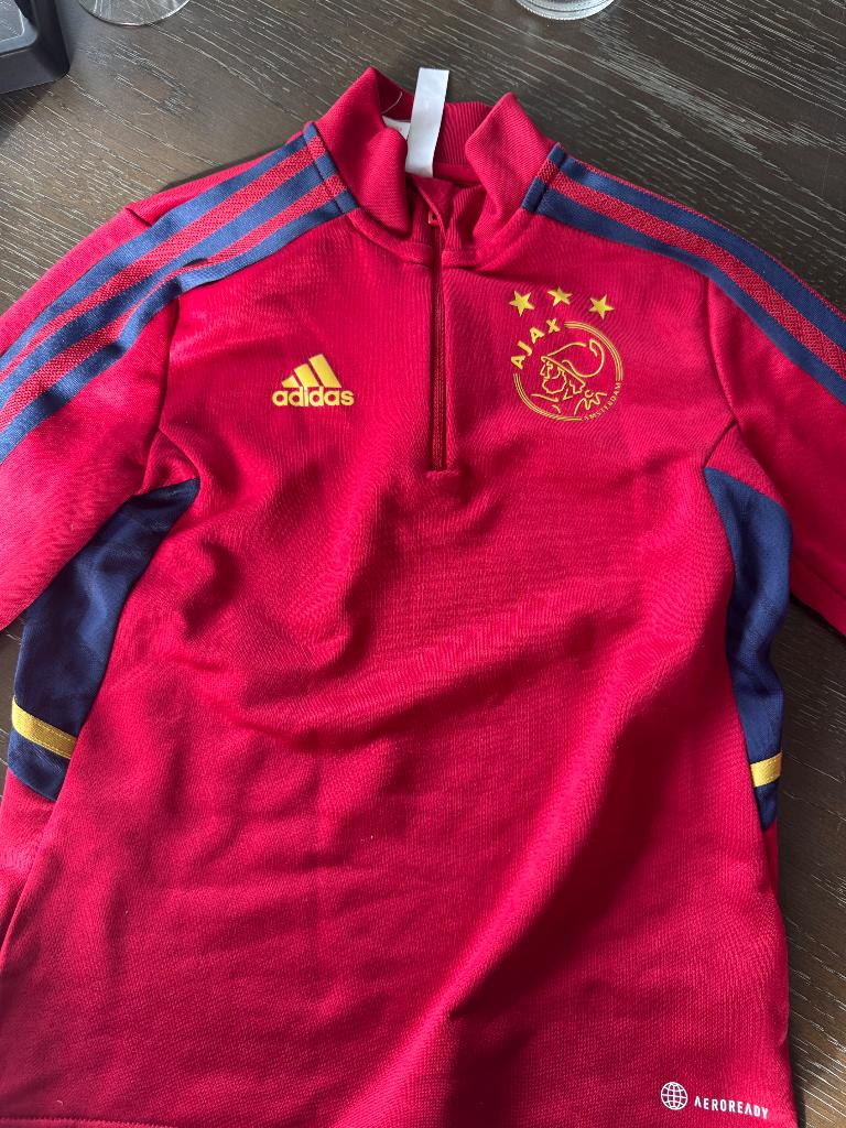 Ajax trainingsjack kids 140 10jr, Sport en Fitness, Maat XS of kleiner, Ophalen of Verzenden, Trainingspak