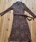 Jurk Juffrouw Jansen - Maxi dress Panter - Medium (36 38), Maat 38/40 (M), Bruin, Ophalen of Verzenden, Zo goed als nieuw