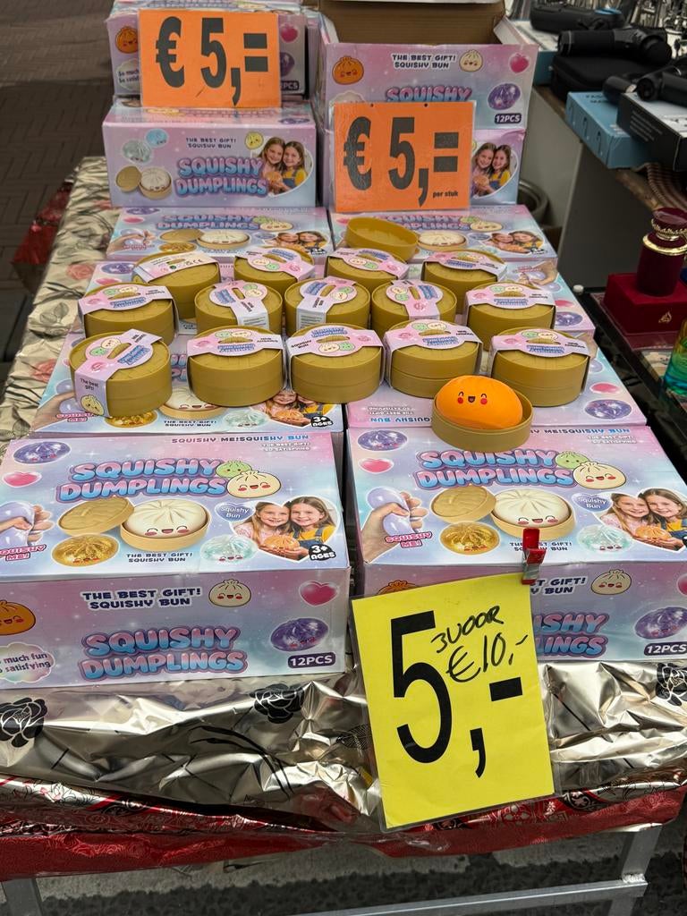 Squishy Dumplings speelgoed, Ophalen, Nieuw, Jongen of Meisje