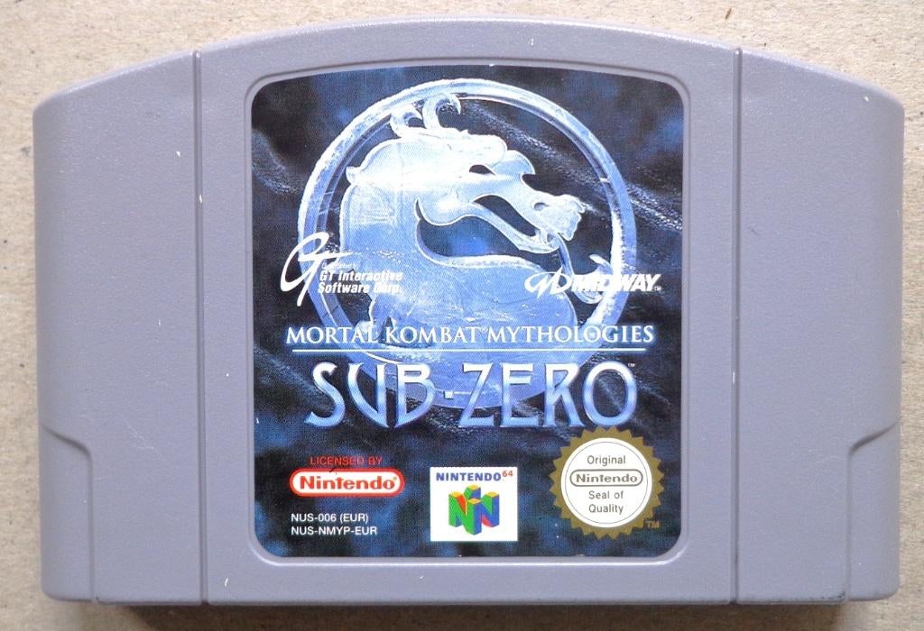 Mortal Kombat Mythologies Sub Zero voor de Nintendo 64, Gebruikt, Vechten, 1 speler, Ophalen of Verzenden