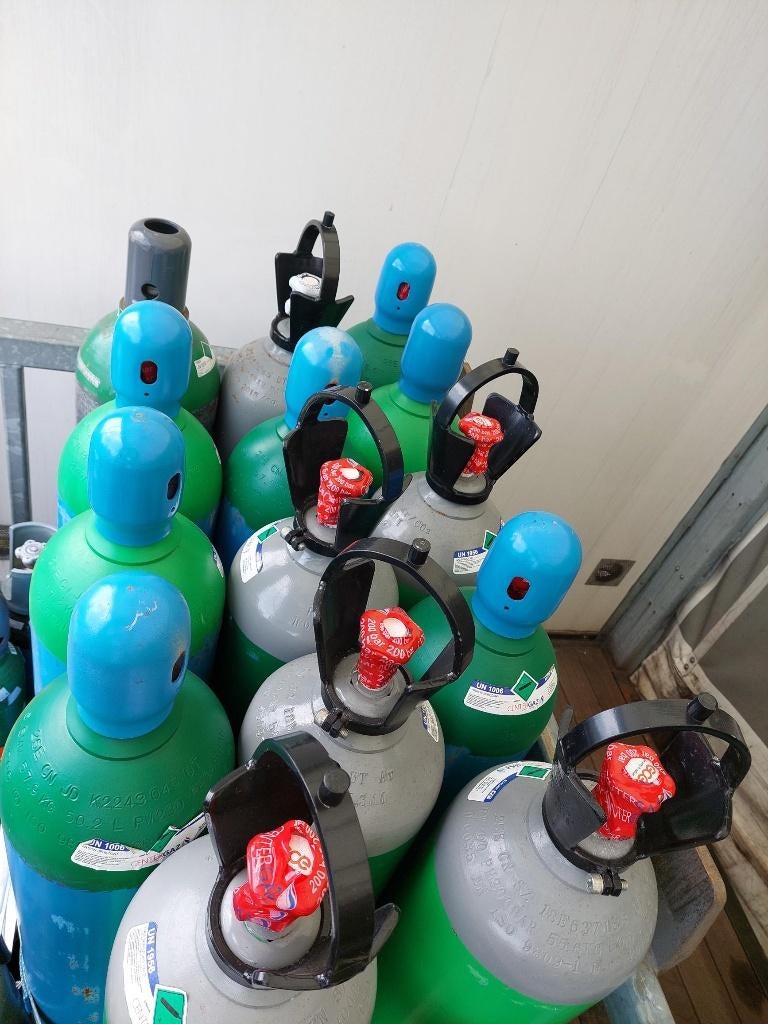 gascilinders argon/co2 menggas, Ophalen, Nieuw