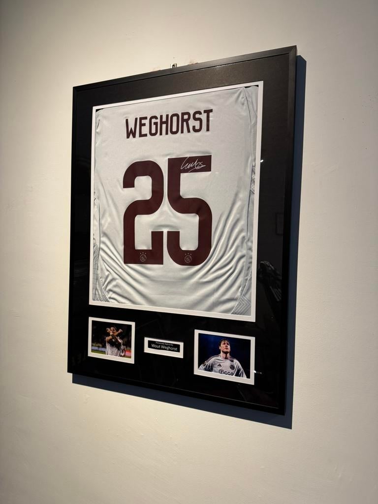Gesigneerd shirt Wout Weghorst! | Ajax, Shirt, ., Ophalen of Verzenden, Zo goed als nieuw