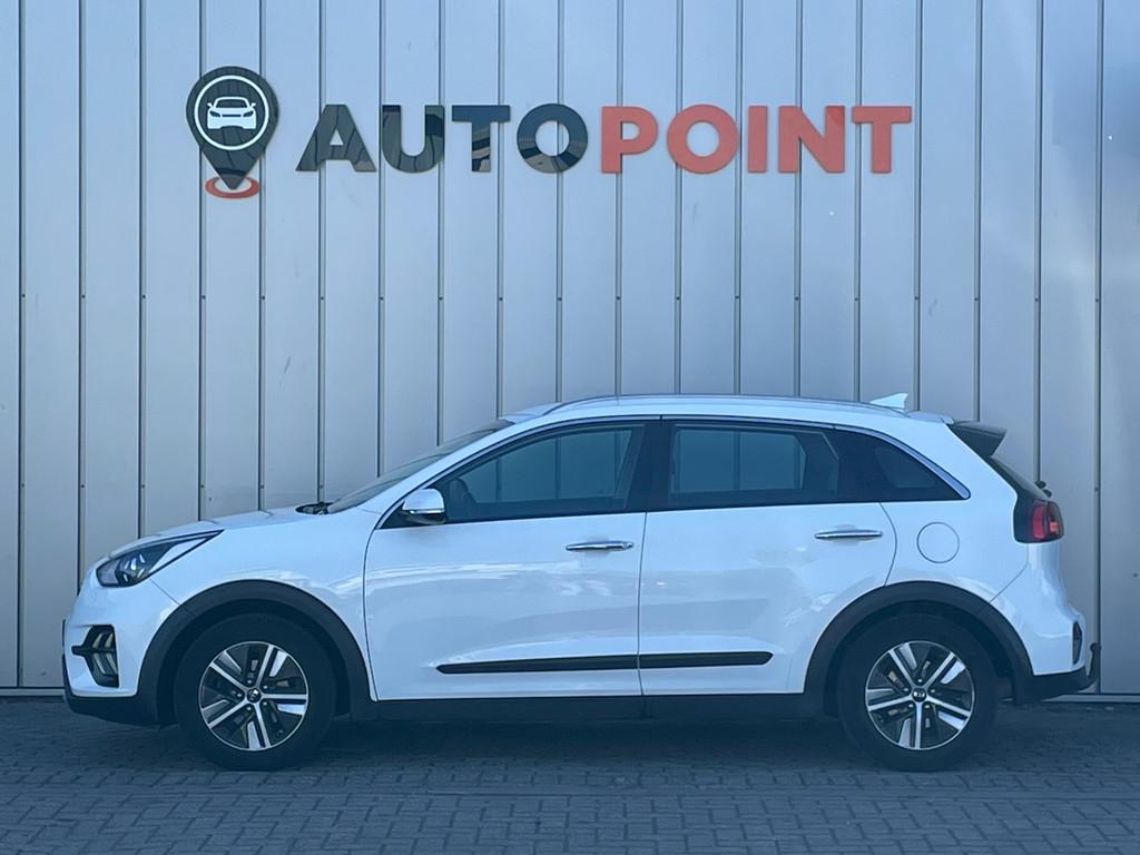 Kia Niro 1.6 GDi Hybrid DynamicLine ORG NL|TREKHAAK|CAMERA|V, Adaptive Cruise Control, Gebruikt, Wit, 1390 kg