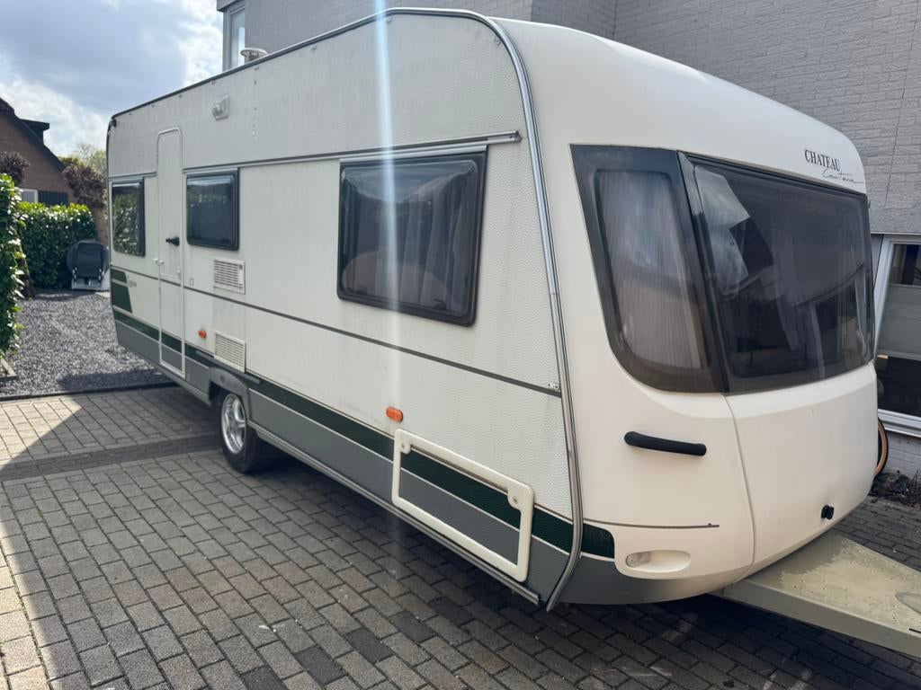 Chateau Cantata 520 UE CT luxe uitvoering, bouwjaar 2000, Caravans en Kamperen, Chateau, Rondzit, Omvormbare zithoek, Particulier