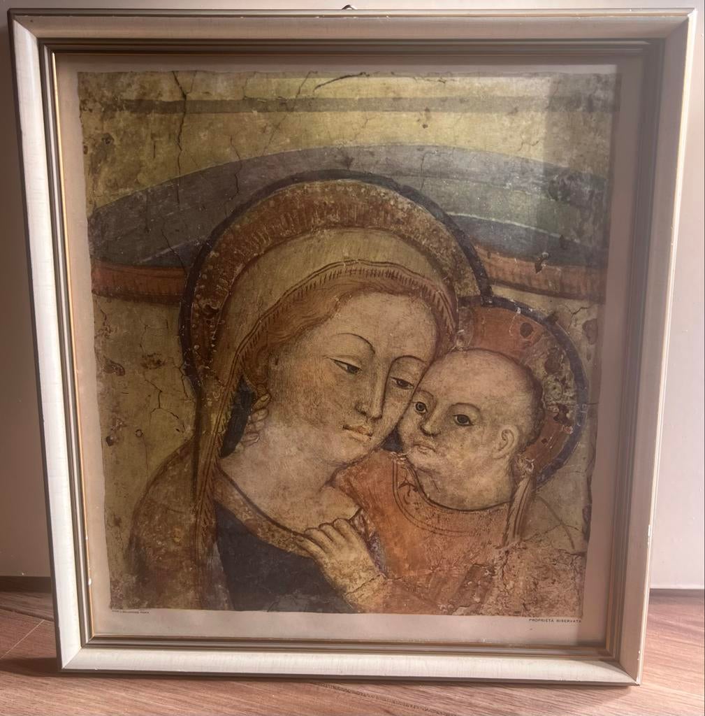 Schilderij Onze-Lieve-Vrouw van Goede Raad, Ophalen