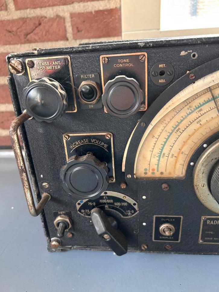 R1155 Receiver: Militaire vliegtuigontvanger WOII, Audio, Tv en Foto, Radio's, Gebruikt, Wereldontvanger, Ophalen of Verzenden