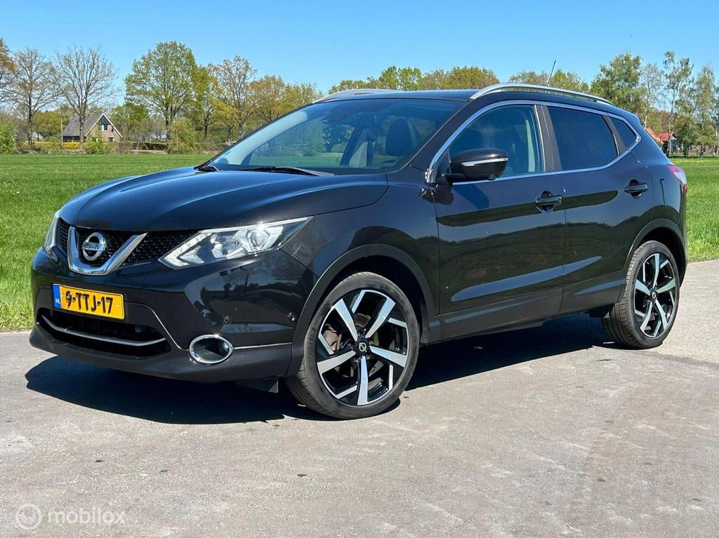 Nissan Qashqai 1.2 Premier Edition, Leder, Pano, 360 camera, Auto's, Nissan, Bedrijf, Te koop, Qashqai, 360° camera, ABS, Achteruitrijcamera