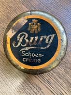 Vintage Burg Schoen-crème blikje - Decoratief verzamelobject, Ophalen of Verzenden, Gebruikt, Overige, Overige merken