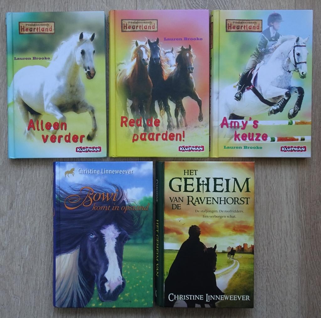 Chistine Linneweever & Lauren Brooke - 5 paardenboeken, Ophalen, Zo goed als nieuw, Chistine Linneweever, Lauren Brooke