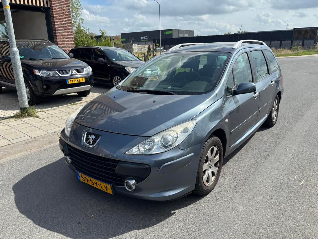 Peugeot 307 1.6 Break 2006 Grijs, Auto's, Peugeot, 4 cilinders, 715 kg, 7 stoelen, Origineel Nederlands