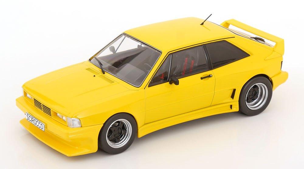 Volkswagen Scirocco 1980 “Rieger GTO” Geel 1-18 MCG Models, Overige merken, Auto, Nieuw, Ophalen of Verzenden
