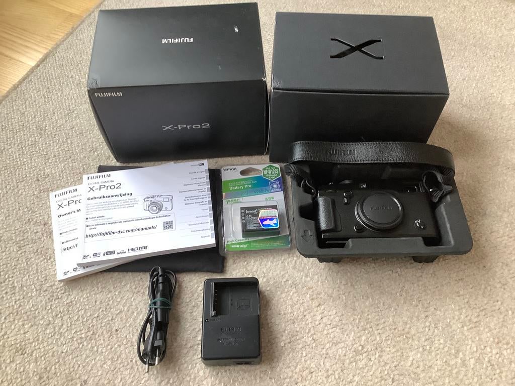Fujifilm X-Pro2 met 2 lenzen, Audio, Tv en Foto, Fotocamera's Digitaal, Ophalen, Zo goed als nieuw, Fuji, Geen optische zoom