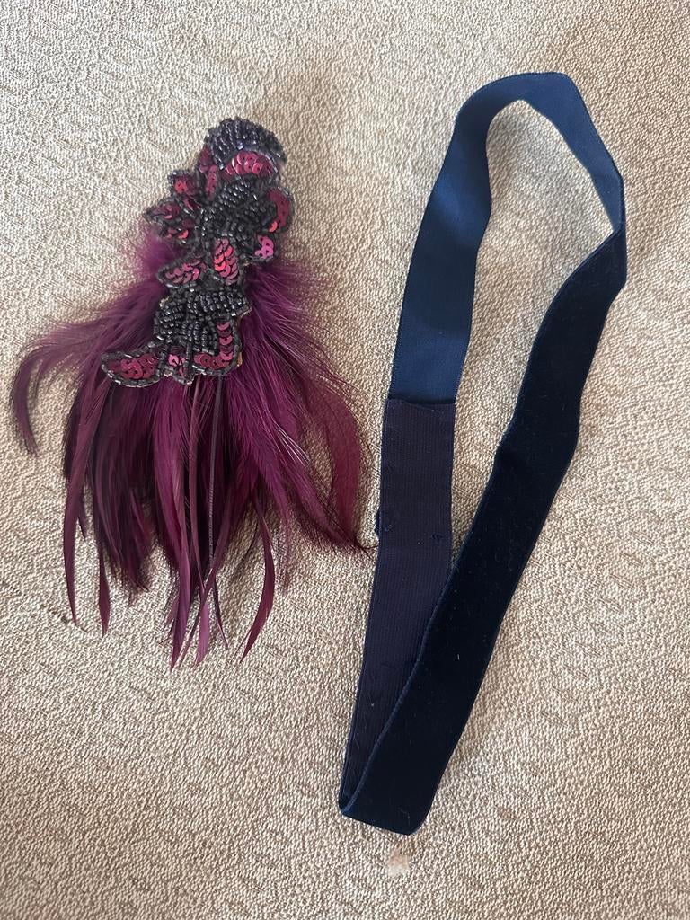 Haarband & haaraccessoire jaren '40 stijl, Ophalen of Verzenden, Zo goed als nieuw