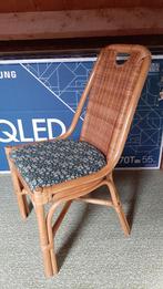 3 nostalgische rotan stoelen, Huis en Inrichting, Stoelen, Ophalen, Gebruikt, Twee, Bruin