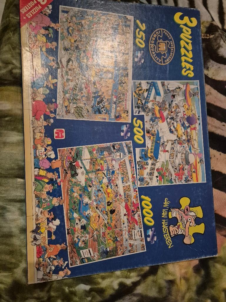 Jan van Haasteren puzzels, Ophalen, 500 t/m 1500 stukjes, Zo goed als nieuw, Legpuzzel