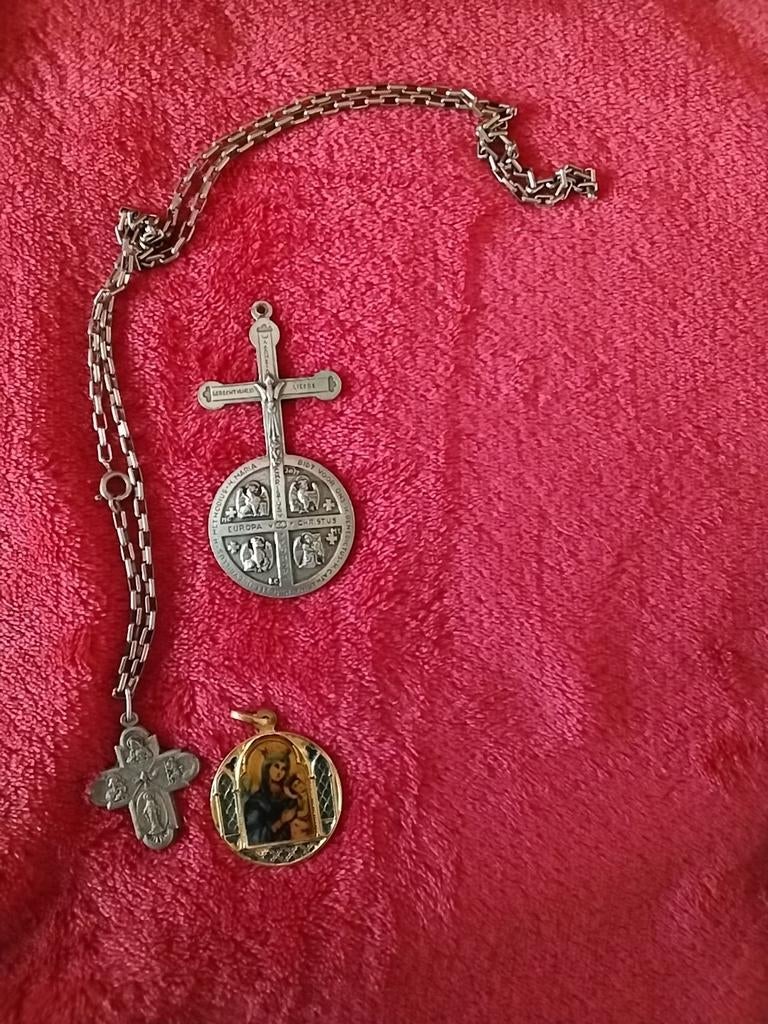 Religieuze hangers en ketting, Ophalen of Verzenden