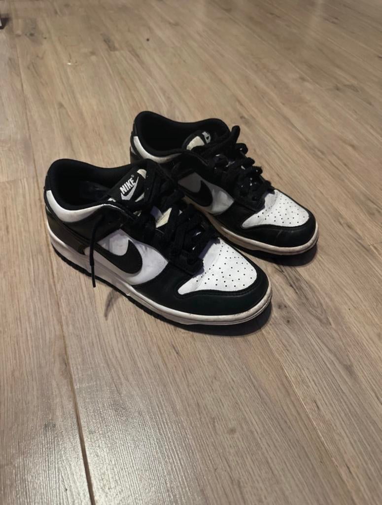 Nike Panda Dunk Low, Verzenden, Zwart, Sneakers of Gympen, Zo goed als nieuw