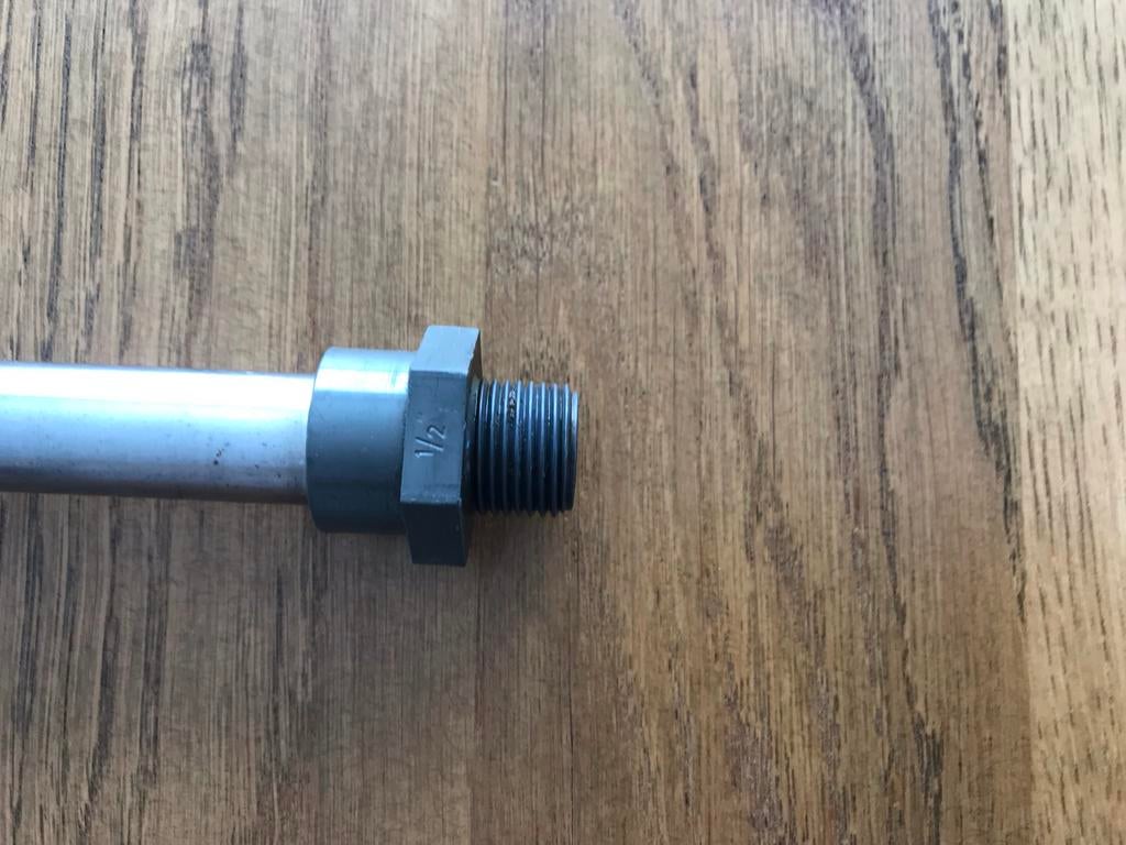 Vijverfontein sproeier met 1/2" aansluiting, Tuin en Terras, Ophalen of Verzenden, Nieuw, Rvs, Fontein