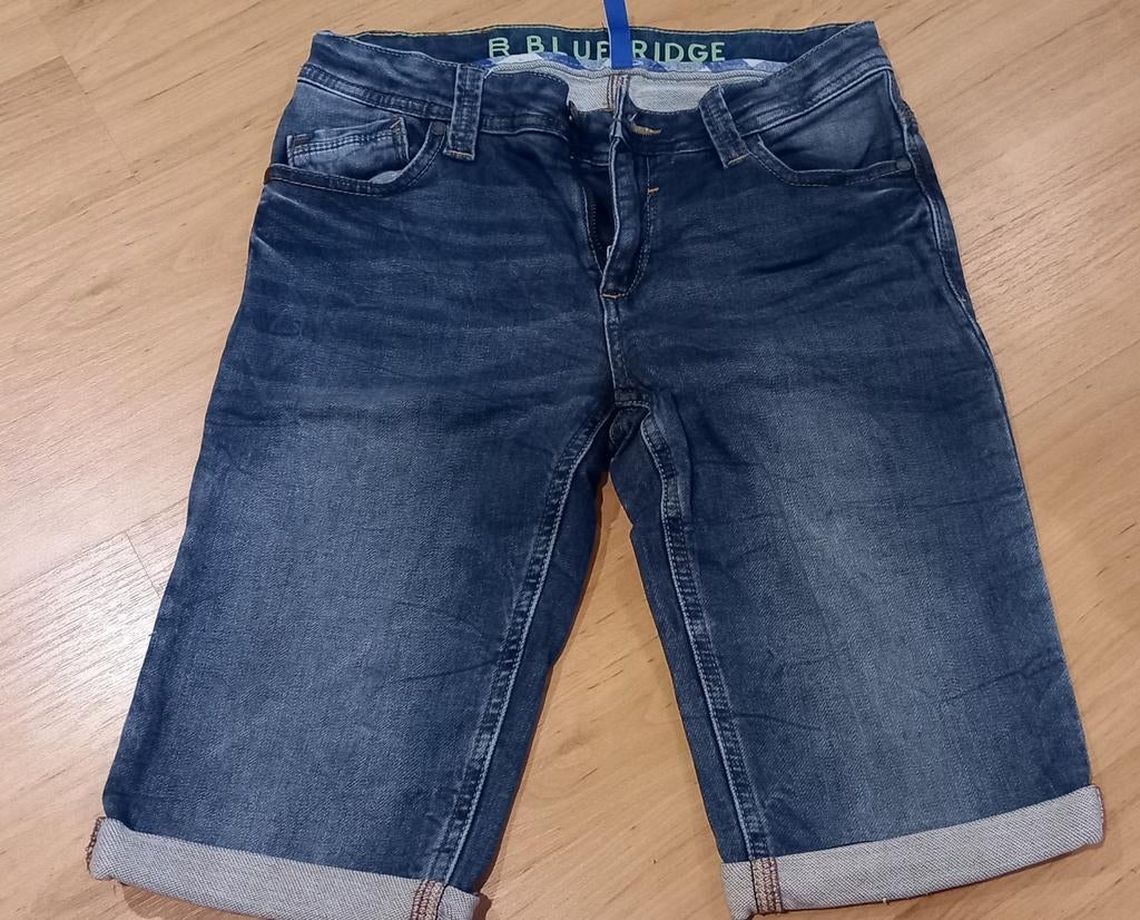 Bleu Ridge slim fit korte spijkerbroek 152, Kinderen en Baby's, Kinderkleding | Maat 152, Broek, Ophalen of Verzenden, Zo goed als nieuw