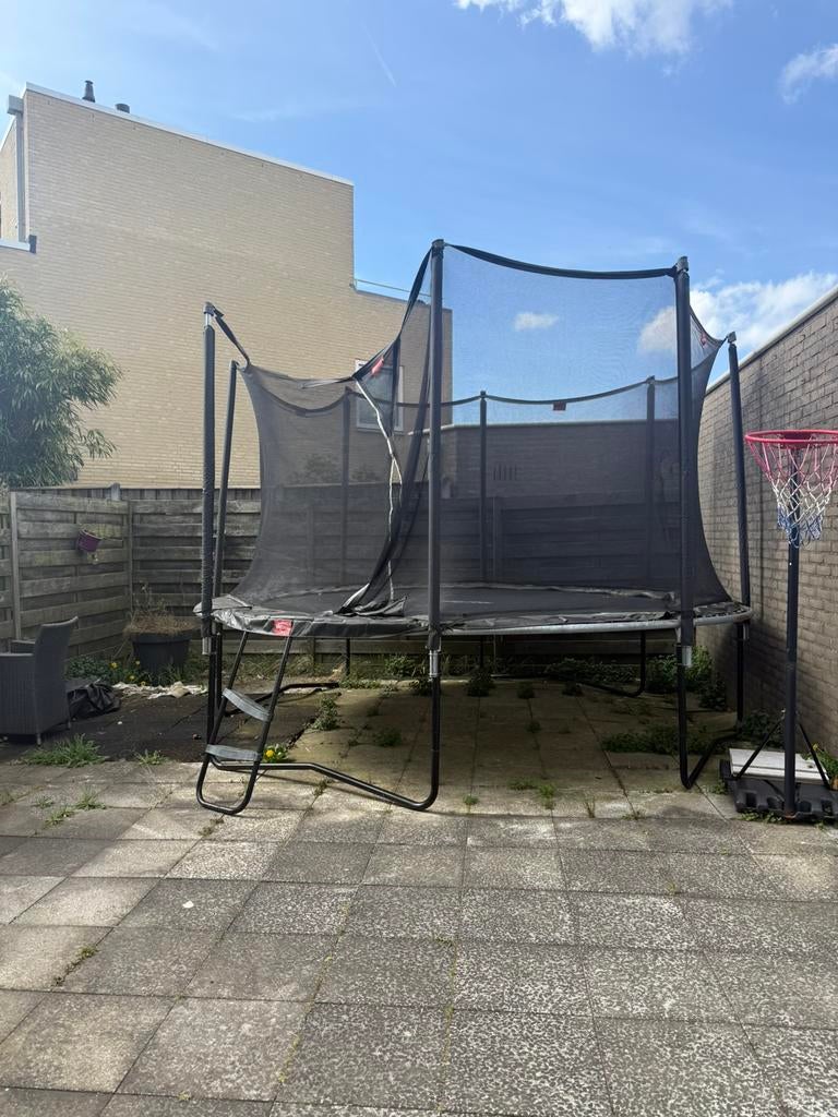 Berg trampoline 360, Ophalen of Verzenden, Gebruikt