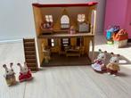 Sylvanian Families Huis met Poppetjes en Keukenset, Ophalen of Verzenden, Zo goed als nieuw, Jongen of Meisje