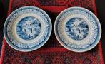 Twee borden delfts blauw Royal Sphinx Maastricht, Antiek en Kunst, Antiek | Wandborden en Tegels, Ophalen of Verzenden