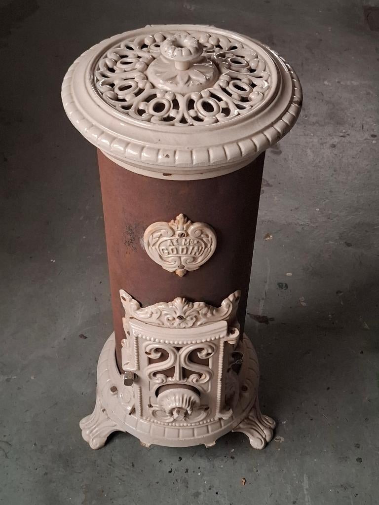 Godin kolenkachel, Ophalen, Gebruikt, Overige brandstoffen, Vrijstaand
